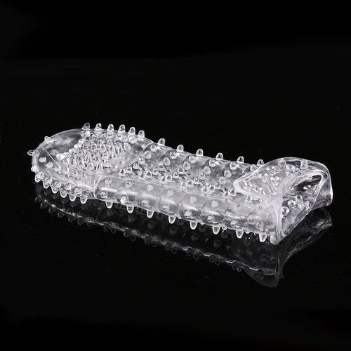 Penis Sleeve Delay Crystal  Rings Reusable Condom