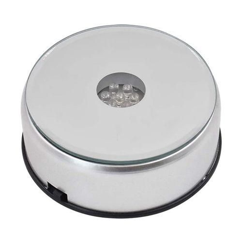 Display Turntable Base For Crystals Glass Art,LED