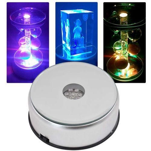 Display Turntable Base For Crystals Glass Art,LED