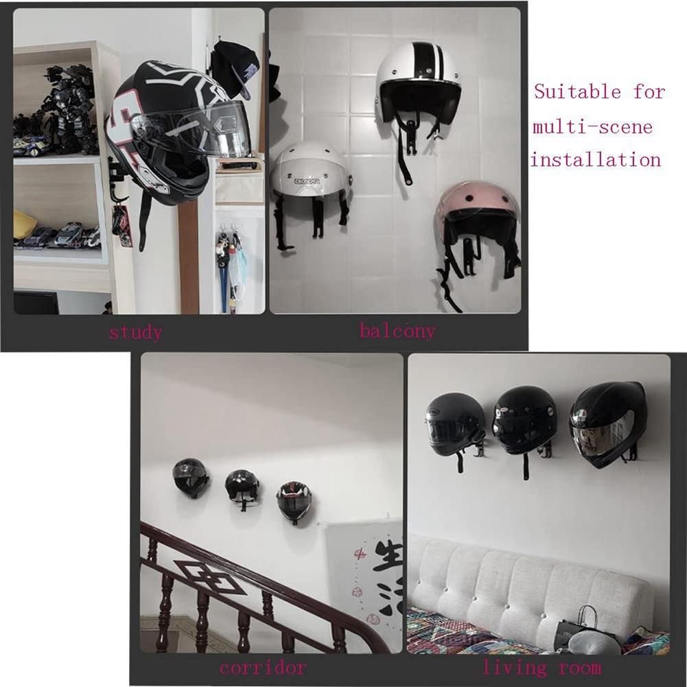 180° Motorcycle Helmet Rack, Rotation Metal Helmet Holder