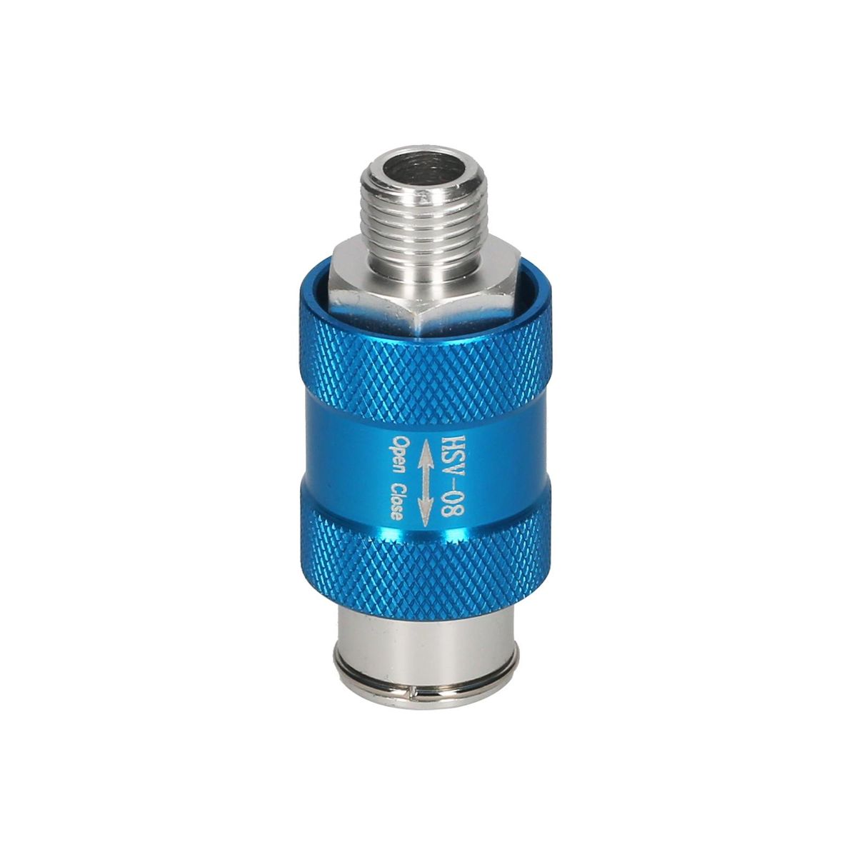 1/4-inch Hand Slide Valve Pneumatic Flow Control Valve Manual Aluminum Alloy Valve