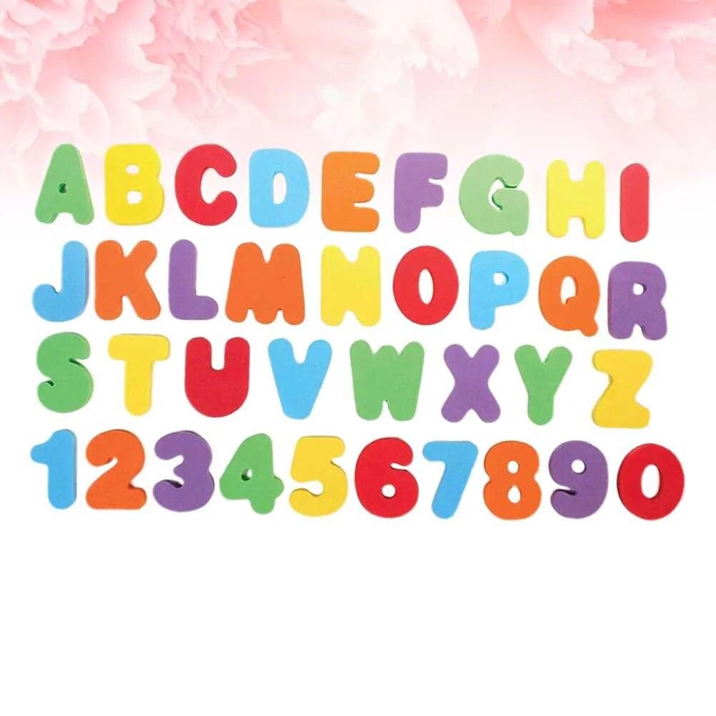 2 Sets Baby Toys Educational Numbers Letter Bathing English Name Letters 0 6 months Games 12