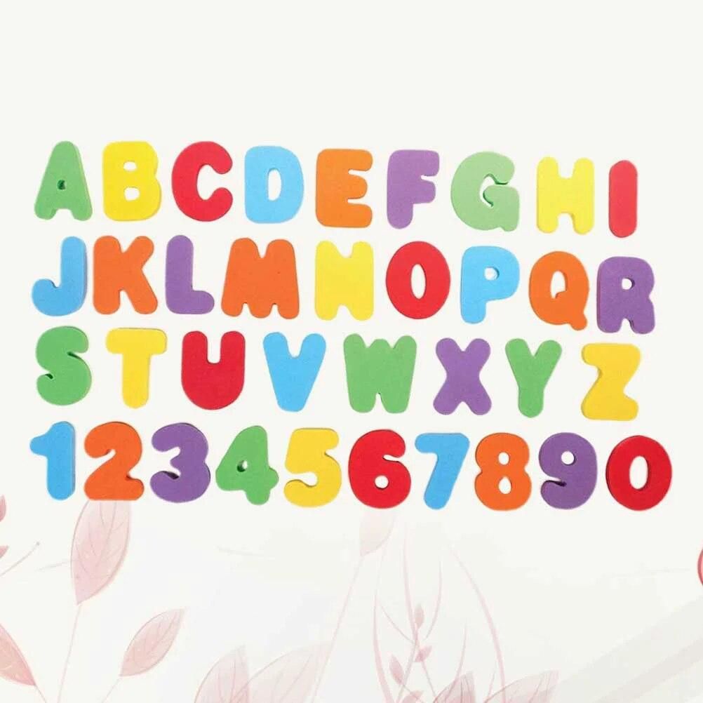 2 Sets Baby Toys Educational Numbers Letter Bathing English Name Letters 0 6 months Games 12
