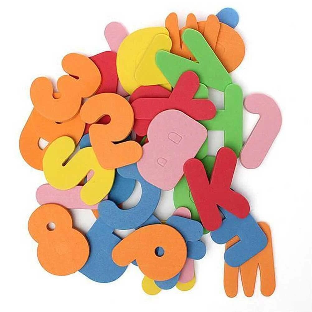 2 Sets Baby Toys Educational Numbers Letter Bathing English Name Letters 0 6 months Games 12