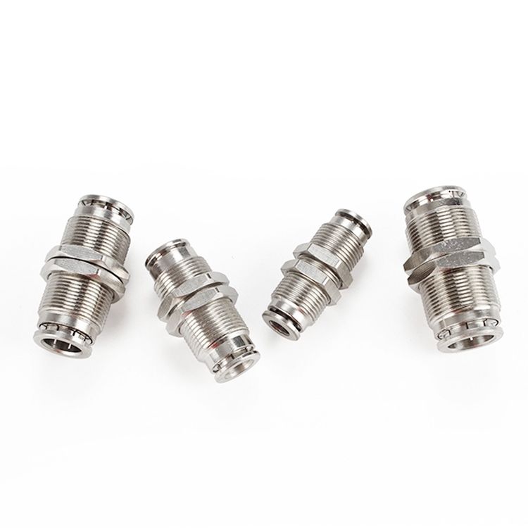 PM-8 LAIZE Copper Bulkhead Pneumatic Connector