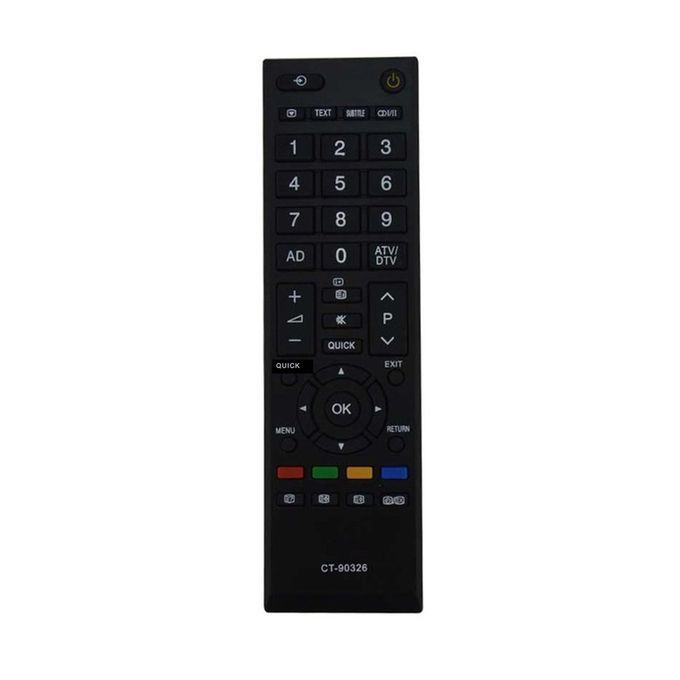 Smart   TV Remote  Ontroller For TOSHIBA  T-90326  T-90380  T-90336  T-90351-black-190 * 50 * 18mm