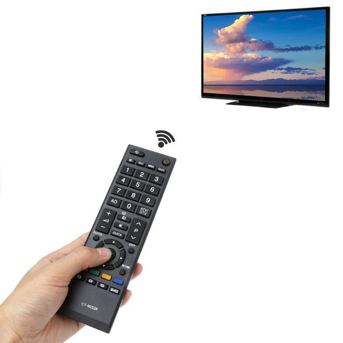 Smart   TV Remote  Ontroller For TOSHIBA  T-90326  T-90380  T-90336  T-90351-black-190 * 50 * 18mm