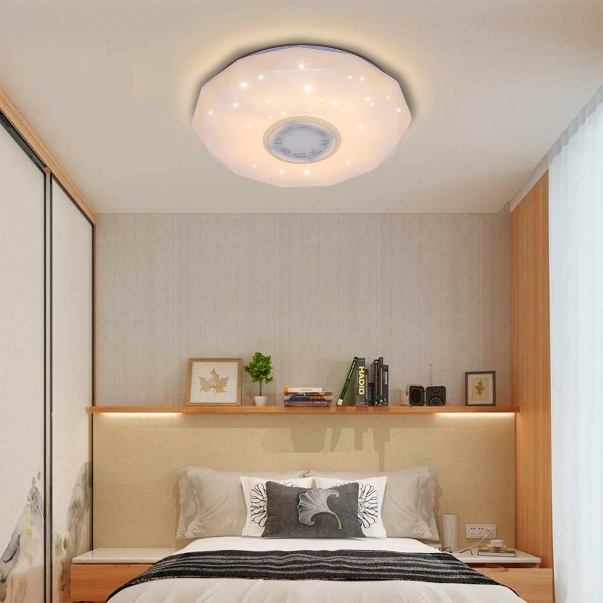 AC186-265V 36W LEDs Starlight Dimmable Music Ceiling Lamp