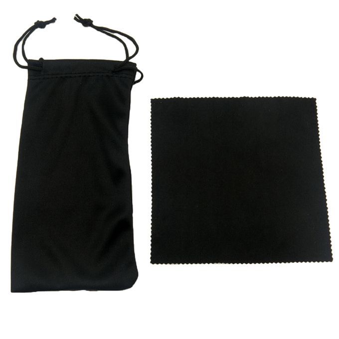 10Pcs Durable Microfiber Eyeglasses Storage   Pouch Case With Bonus
