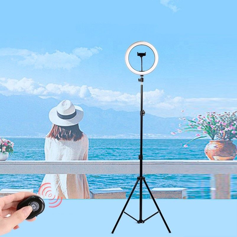 Makeup Ringlight With Tripod Stand, MIC, BT Remote