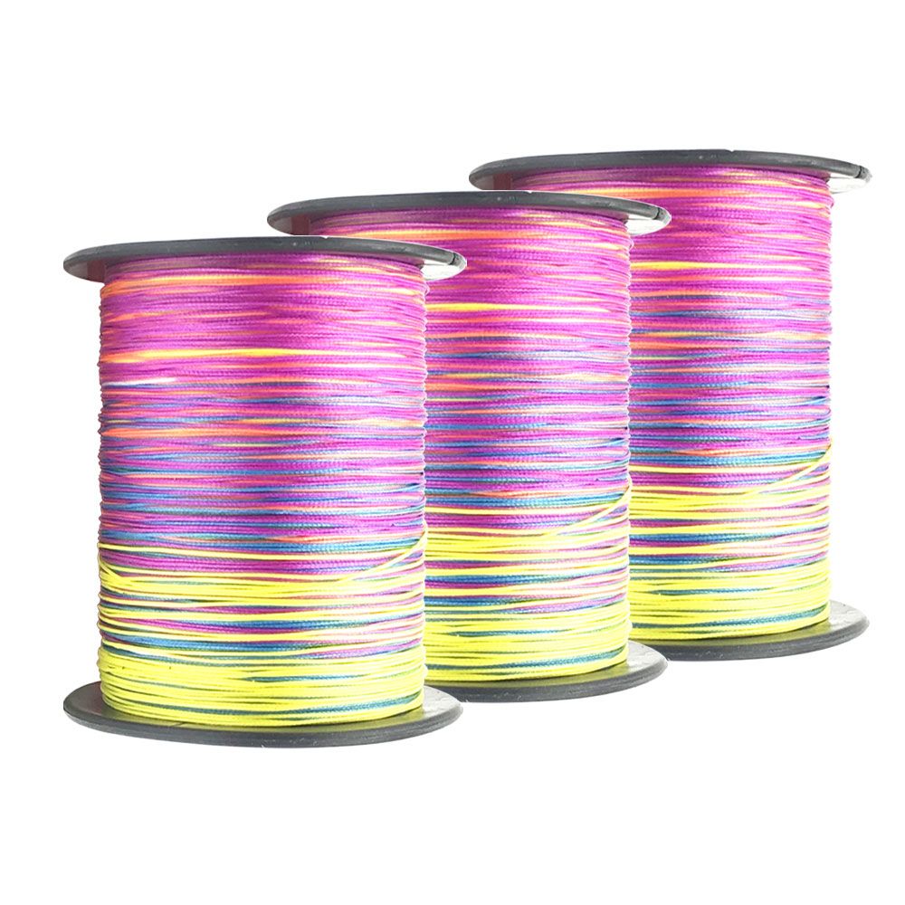 12 Strands Multicolor Lure Line 100M 300M 500M 1000M PE Braided Wire Multifilament We