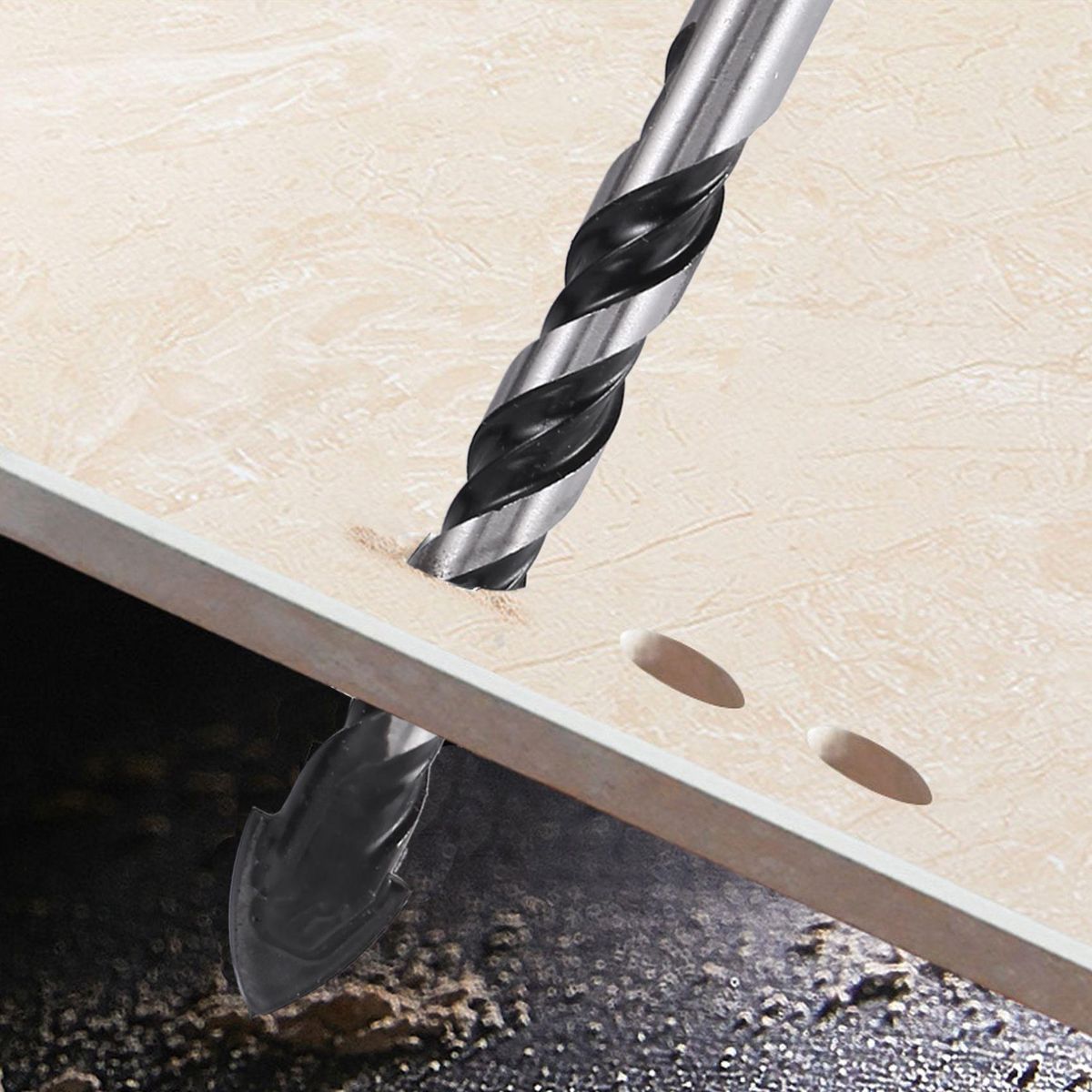 Tungsten Carbide Drill Bit Set for Porcelain Ceramic Tile Concrete Brick Wall Glass  Plastic Masonry and Wood 3 4 5 6 8 10 12mm