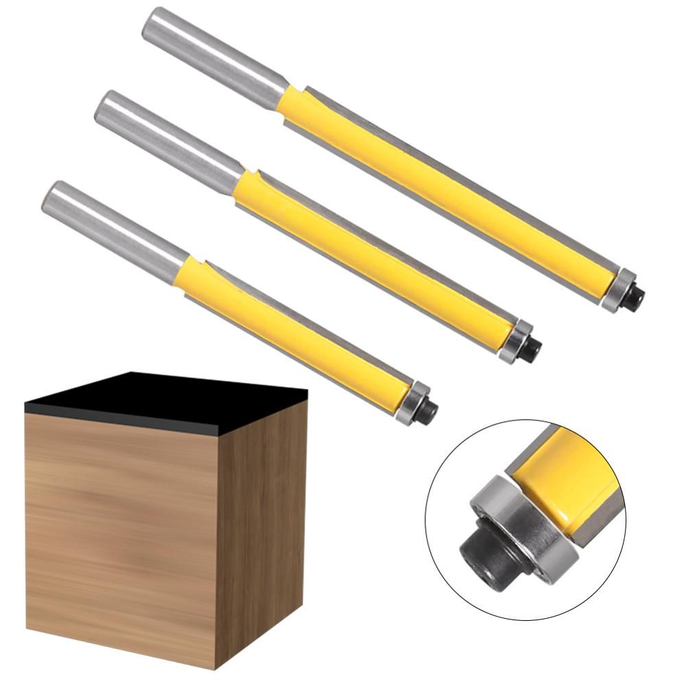 8mm SHANKlong Flush Bit Flush Trim Router Bit End Bearing
