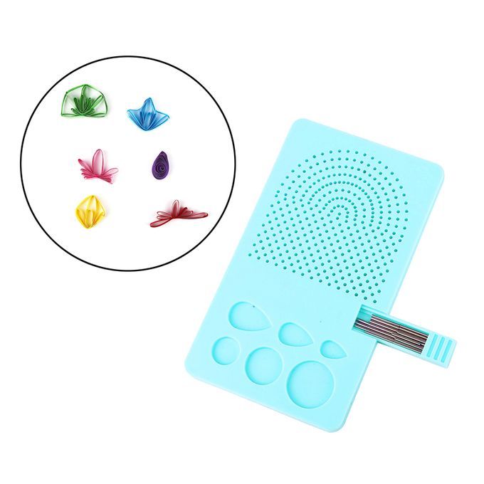 Paper Quilling Board Pins W/ Pins Drawer Grid  Quilling Blue