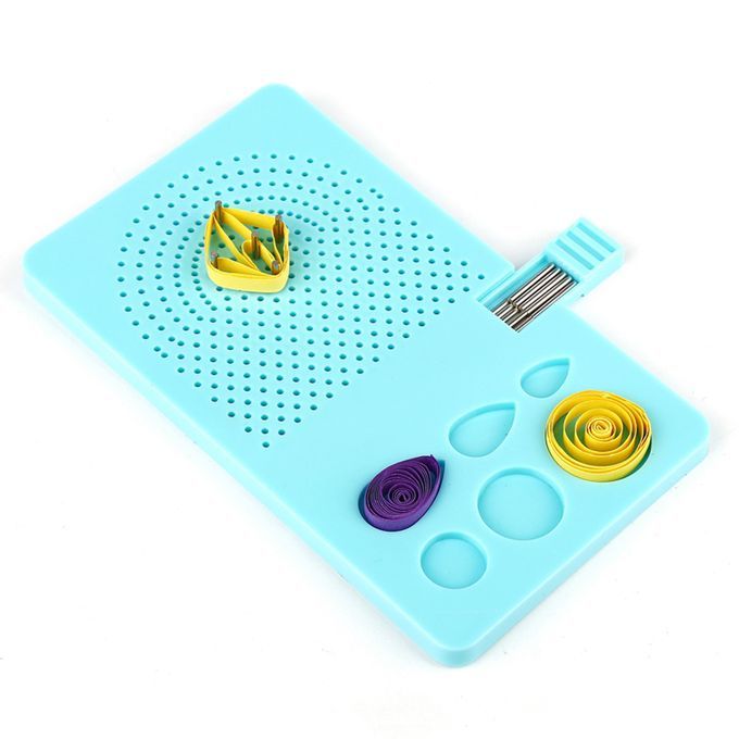 Paper Quilling Board Pins W/ Pins Drawer Grid  Quilling Blue