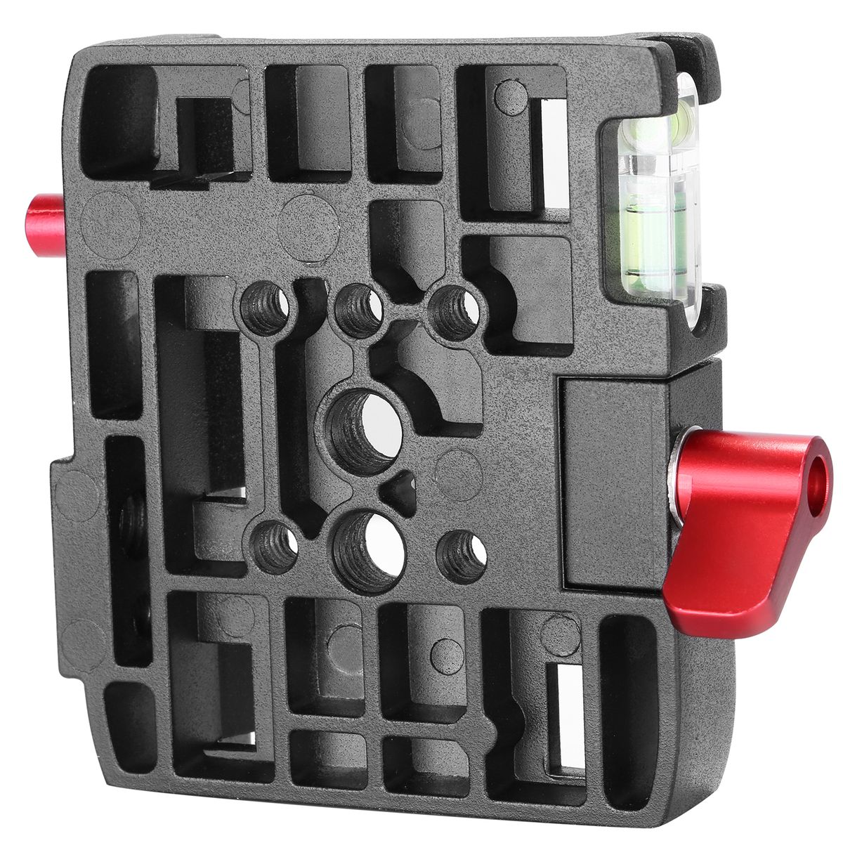 Professional Aluminum Alloy Quick Release Plate Adapter With 1/4 3/8 Inches Screw For DSLR Camera Camcorder Tripod Monopod, Compatible For Manfrotto 501HDV 503HDV 701HDV 577/519/561/Q5