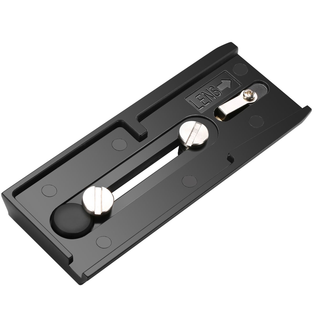 Professional Aluminum Alloy Quick Release Plate Adapter With 1/4 3/8 Inches Screw For DSLR Camera Camcorder Tripod Monopod, Compatible For Manfrotto 501HDV 503HDV 701HDV 577/519/561/Q5