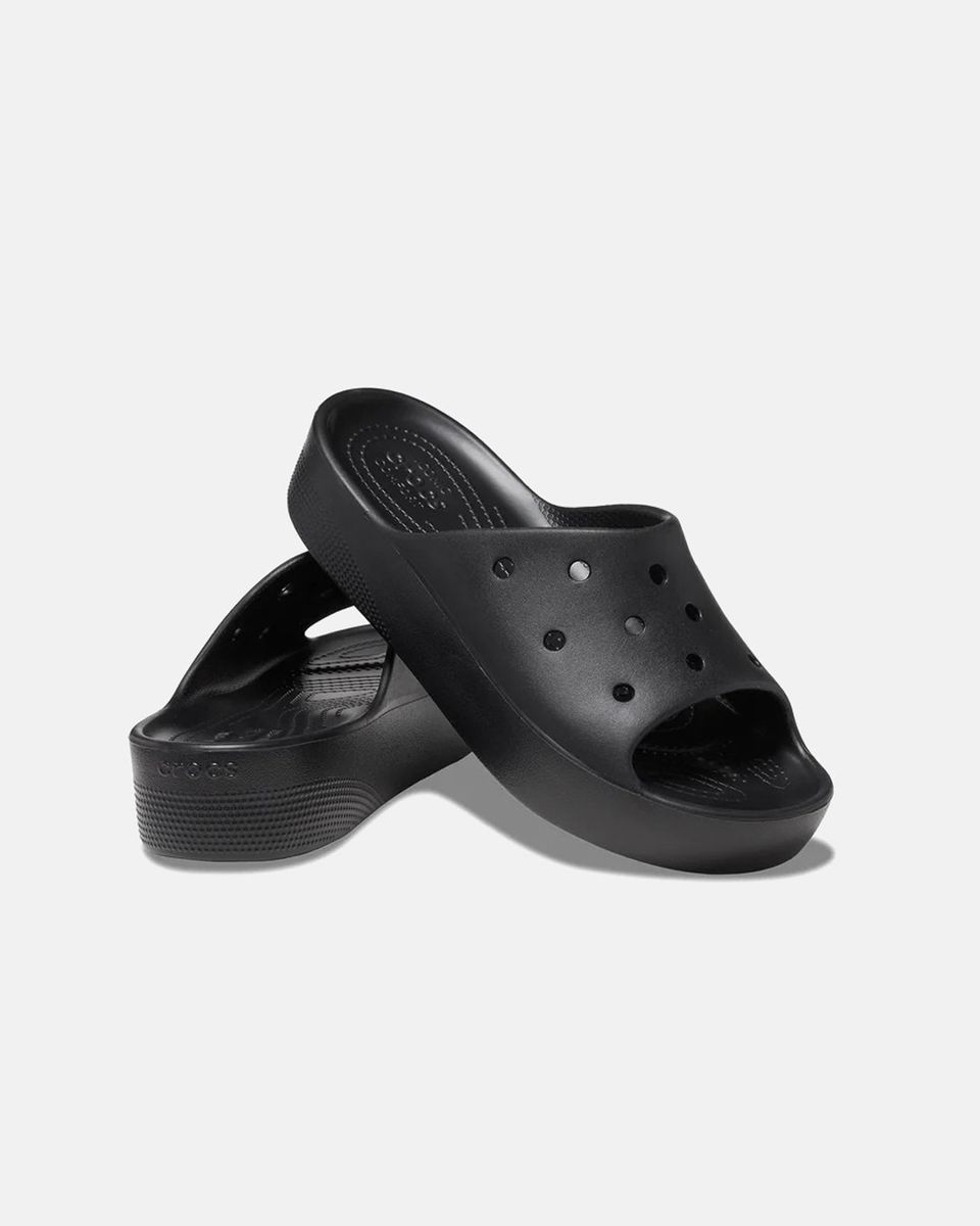 Classic Platform Slide In Black