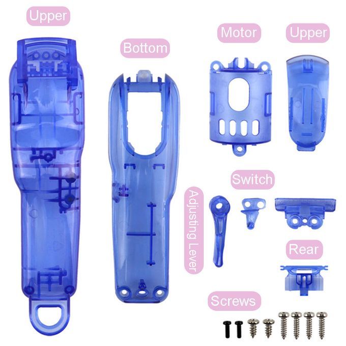 Fluorescent Housing Shell Cover For   8148/8591/8504 Hair Blue