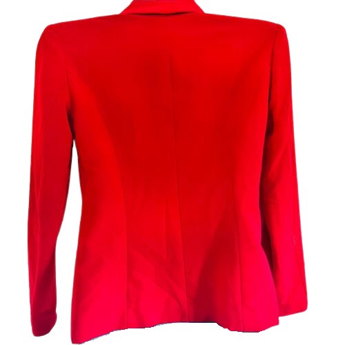 Long Sleeved Blazer - Red