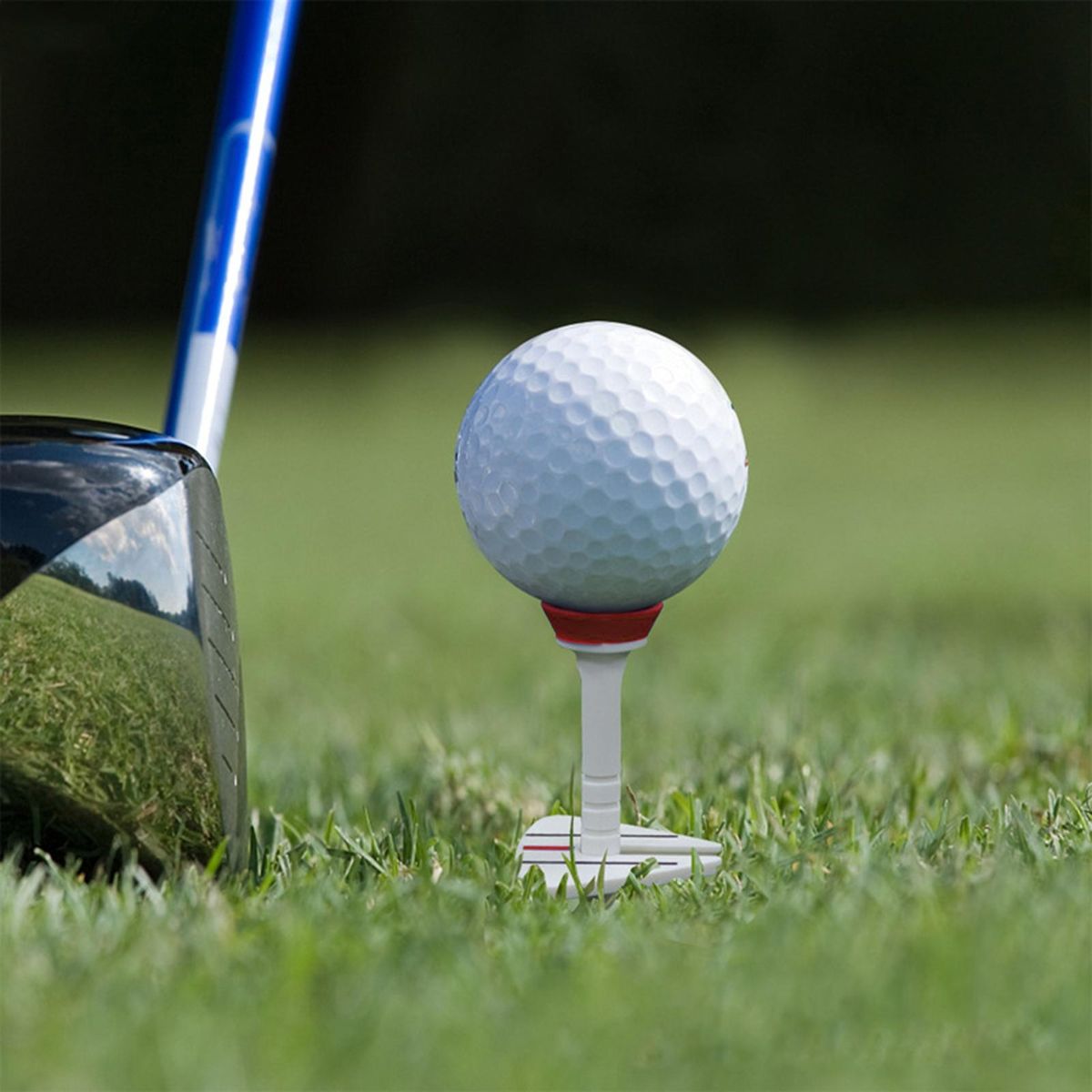 Golf Training Tees Premium Adjustable Golf Tee Reduce Friction Enhance Red