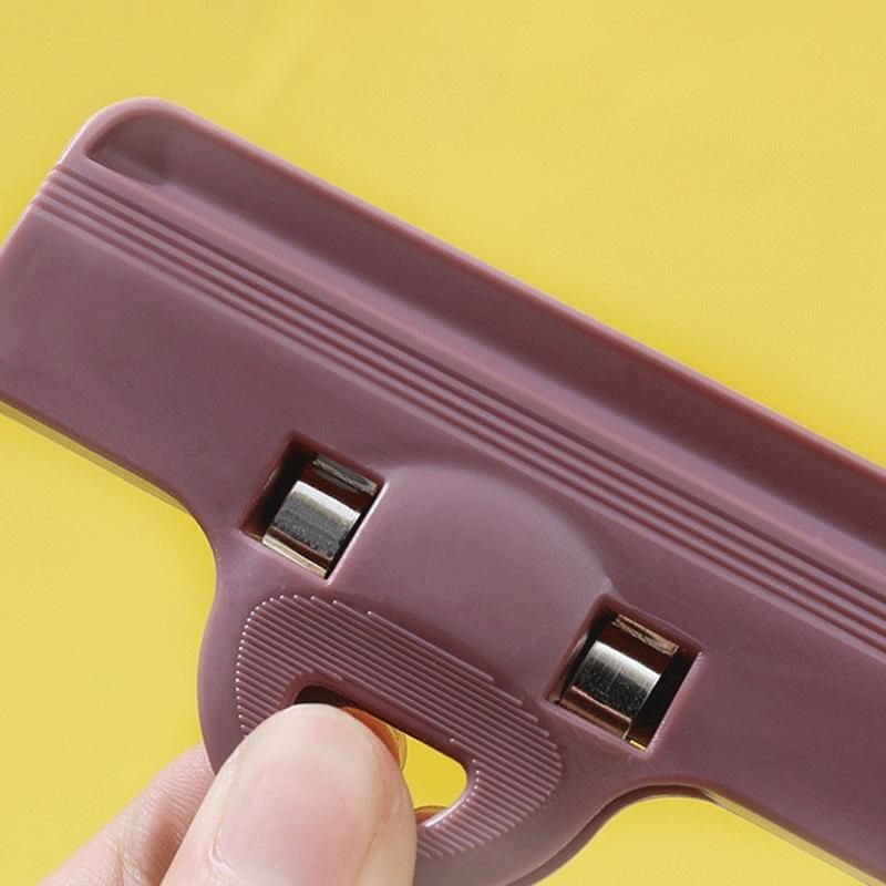 Multipurpose Plastic Food Clip Antislip Grip Food-Purple