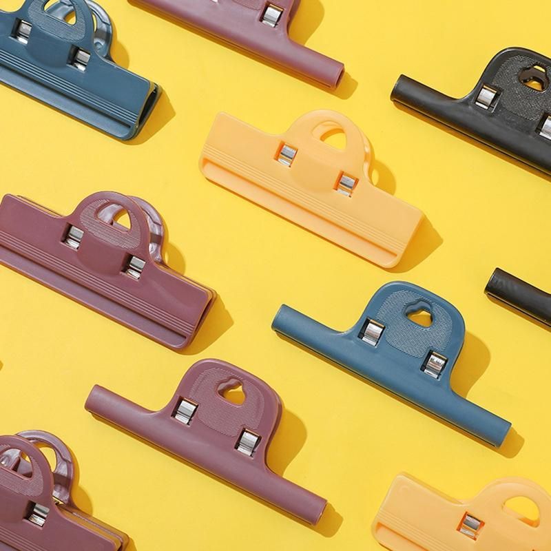 Multipurpose Plastic Food Clip Antislip Grip Food-Purple