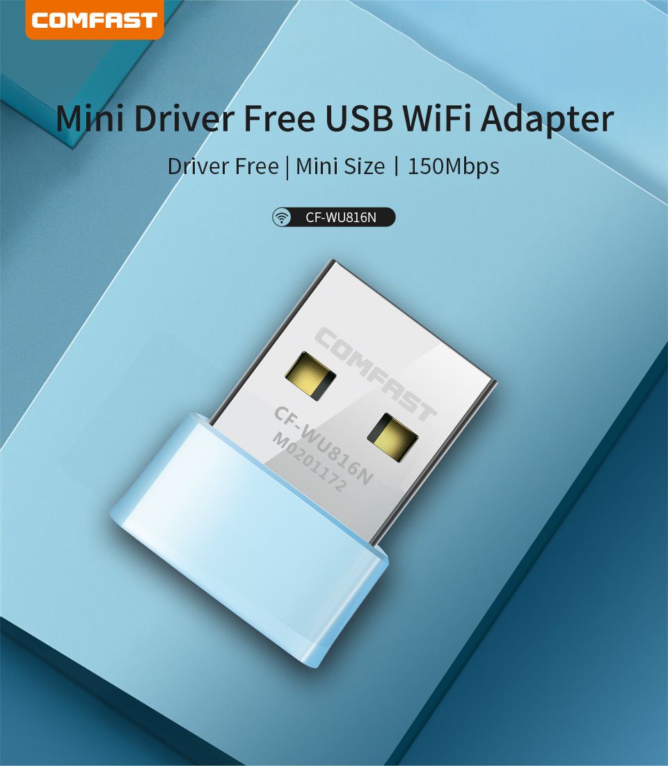 Free Driver 150M Mini USB WiFi Adapter WiFi Lan Antenna