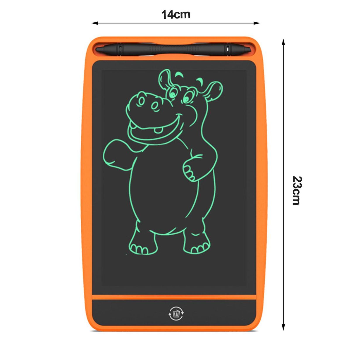 Board 8.5 Inch LCD Screen Writing Board Orange