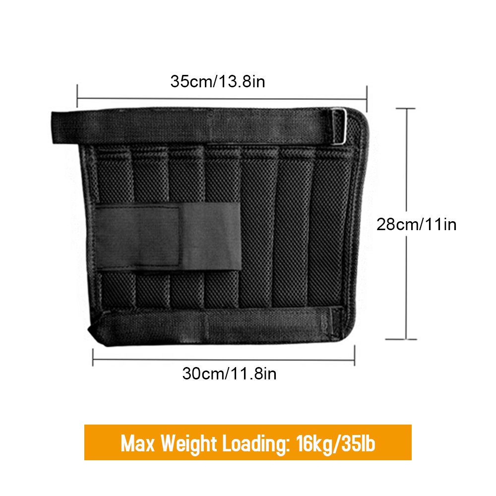 2 Packs Max Loading 16kg Adjustable Ankle Weighted Exercise