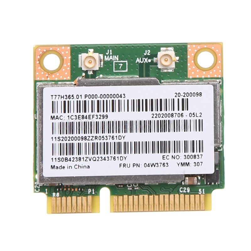 300Mbps 2.4 + 5GHZ BCM943228HMB Bluetooth 4.0 Half Mini