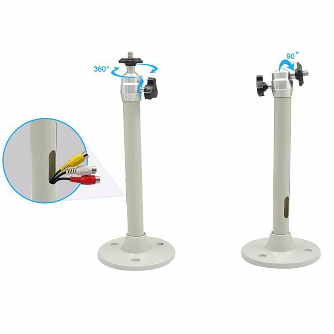 360°Adjustable Projector Ceiling Mount Stand 18CM Wall Projector Bracket Metal Swivel Mount