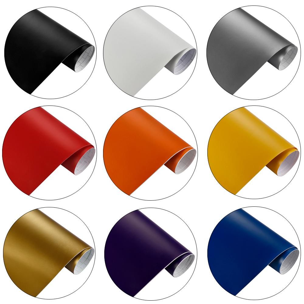 200/600cm*50cm Car Matt Vinyl Wrap Panel Dashboard Door Lift Internal Decoration DIY Decal Self Adhesive Auto Sticker Accessory