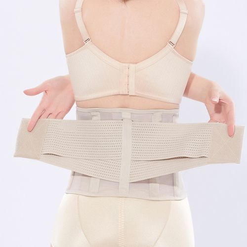 3in1 Belly/Abdomen/Pelvis Postpartum Belt Body Recovery Shapewear Belly Slim Waist Cinchers Breathable Waist Trainer Corset(#black)