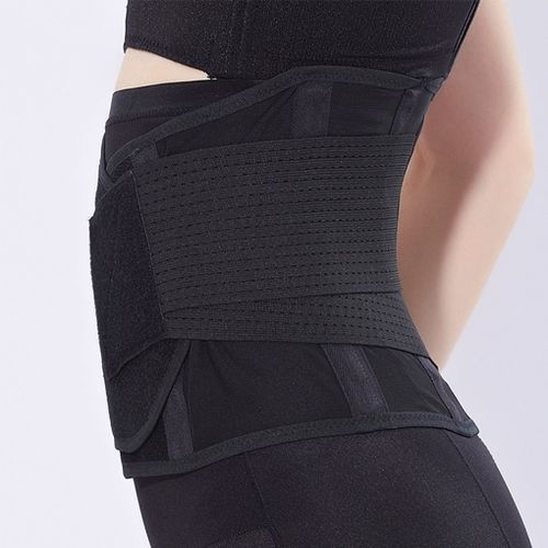 3in1 Belly/Abdomen/Pelvis Postpartum Belt Body Recovery Shapewear Belly Slim Waist Cinchers Breathable Waist Trainer Corset(#black)