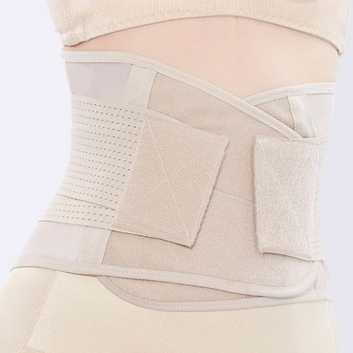 3in1 Belly/Abdomen/Pelvis Postpartum Belt Body Recovery Shapewear Belly Slim Waist Cinchers Breathable Waist Trainer Corset(#black)