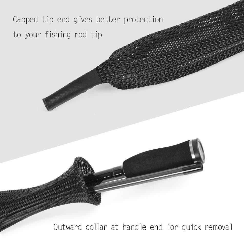 10 Pack 170cm Fishing Rod Cover Rod Sleeve Rod Sock Pole