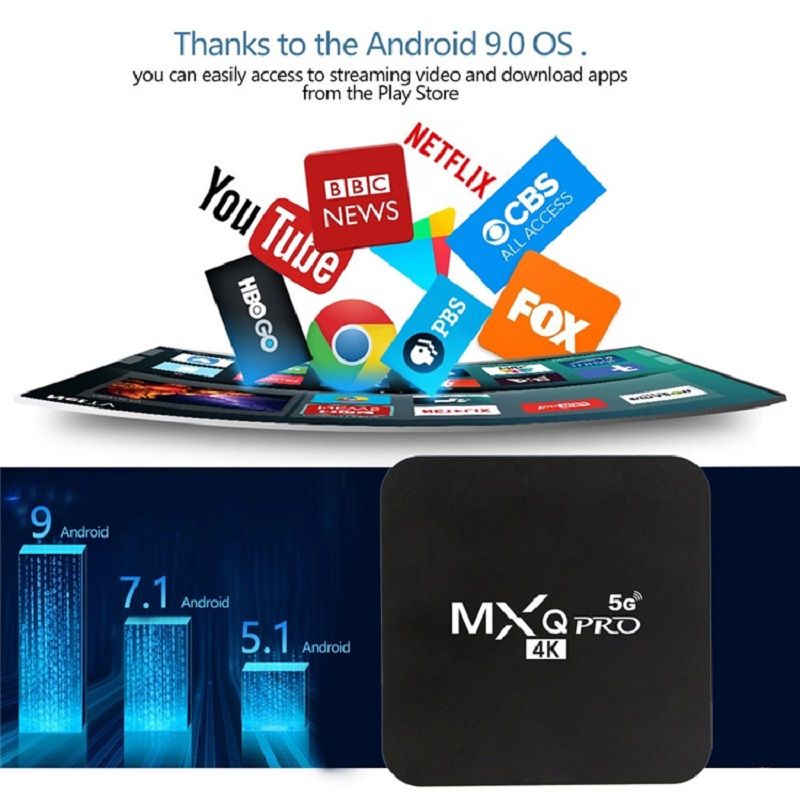 Smart TV Box Android Box MXQ PRO 3D 4K Video Android Box