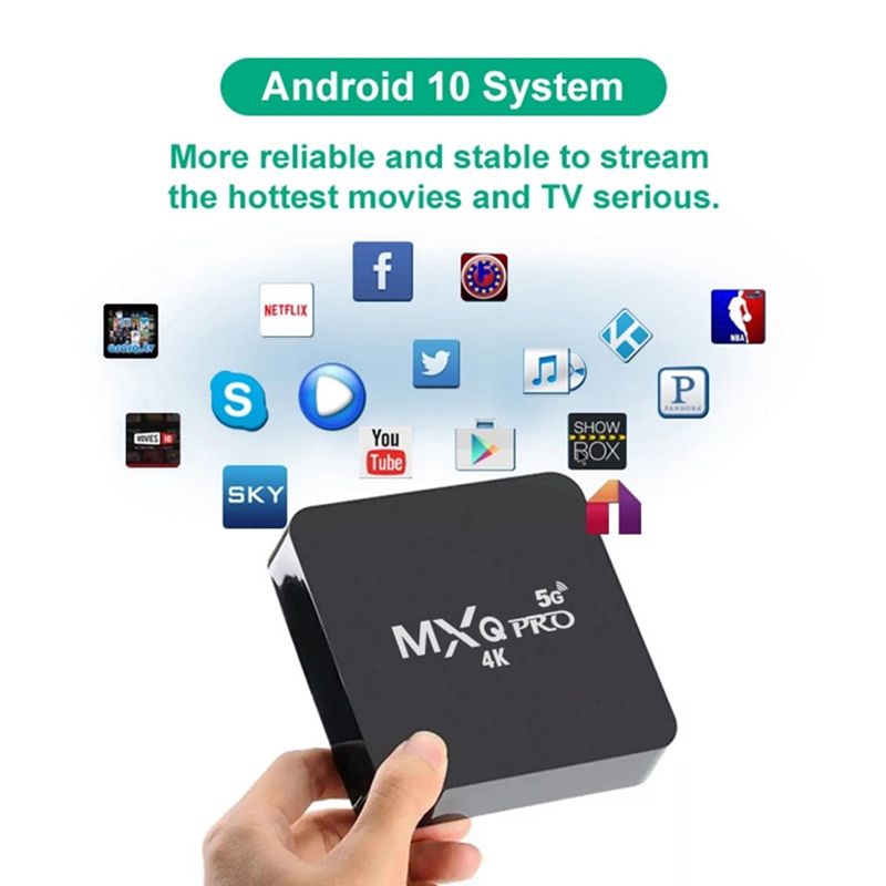 Smart TV Box Android Box MXQ PRO 3D 4K Video Android Box
