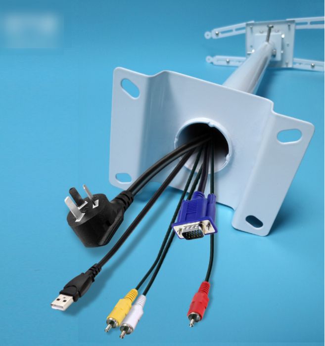 Universal Projector Ceiling Mount/Hanger 9 Feet Max Height 25Kg Max Load Capacity