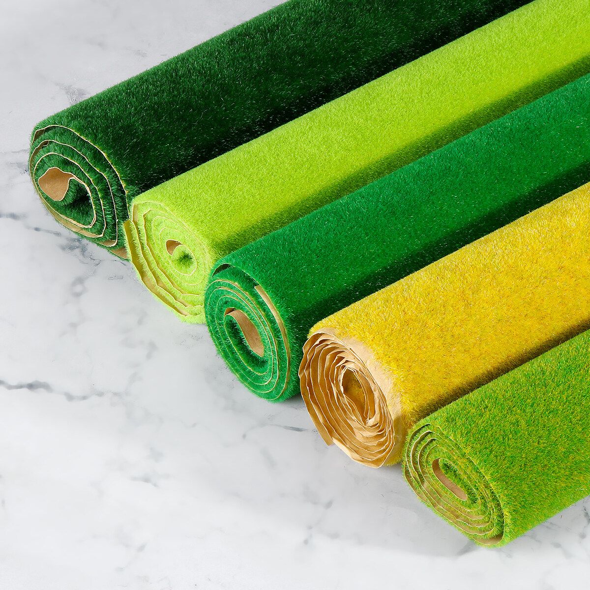 6 Colors 0.5x1m Grass Mat Lawn Carpet Architectural Layout Sand Table Tools Gold 50x100cm