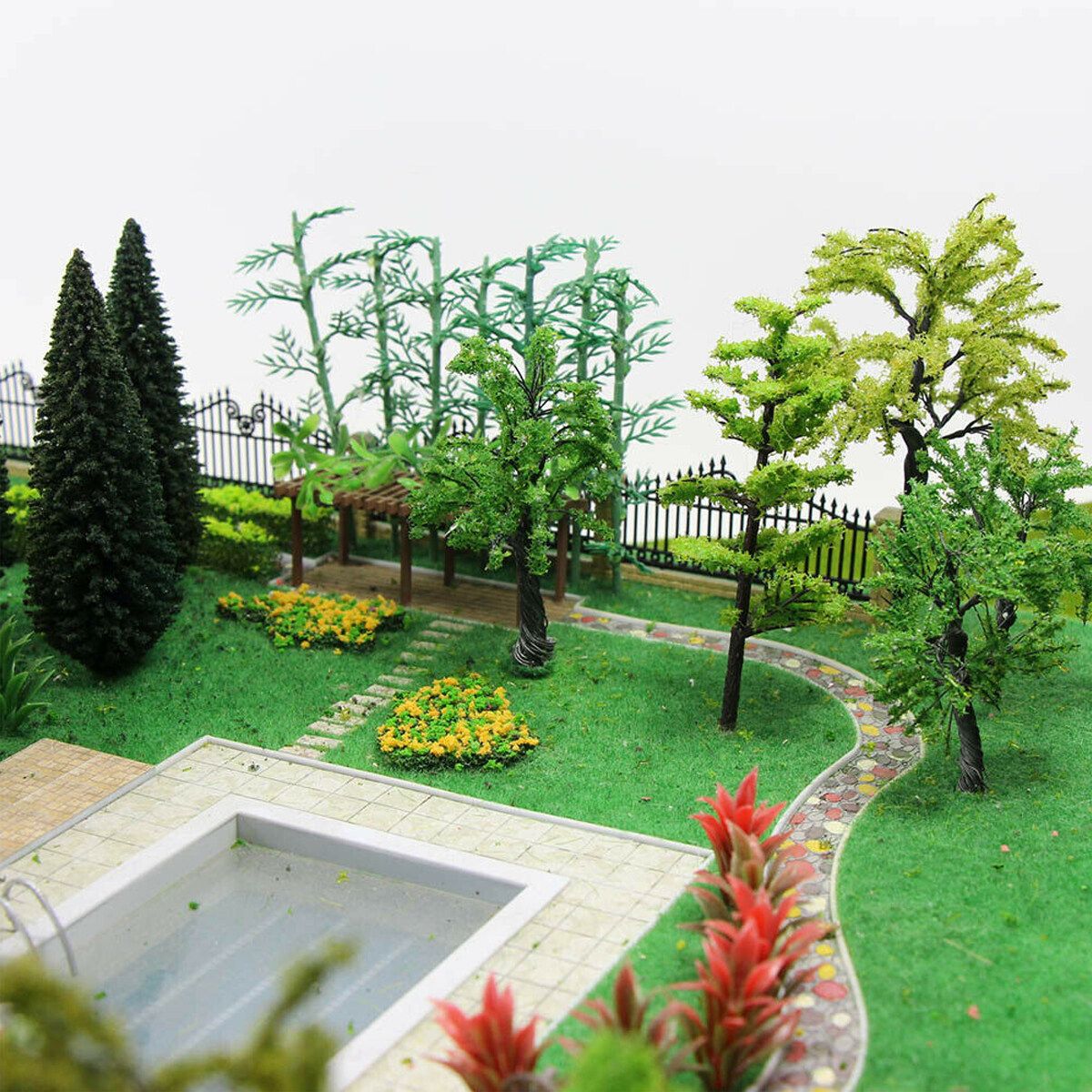 6 Colors 0.5x1m Grass Mat Lawn Carpet Architectural Layout Sand Table Tools Gold 50x100cm