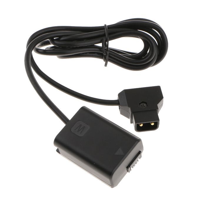 D-Tap Dummy Battery NP-FW50 DC Coupler Power Cable Adapter For Sony A7