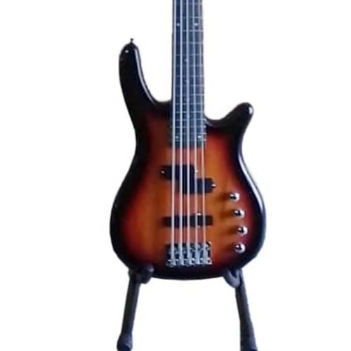 5 Strings Base Guitar With Belt Bag.  And Stand