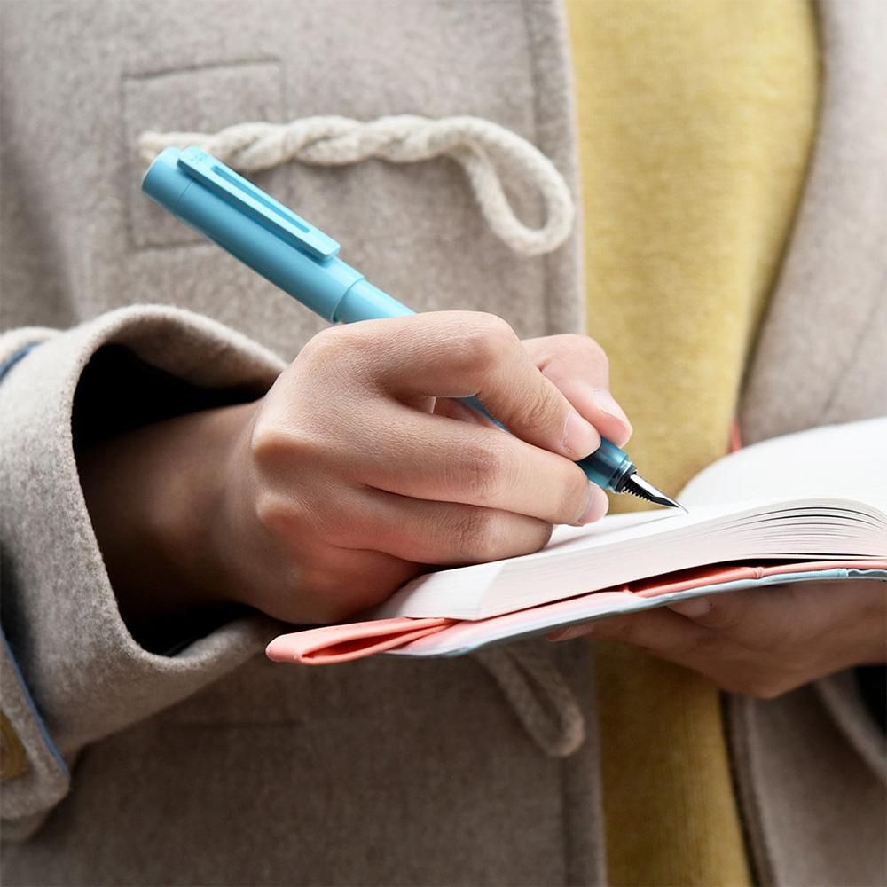 Kaco SKY Fountain Pen Colorful Sign Pens Student Office Pen Gift For Girl Boy 0.3mm-0.4mm With Ink Sac