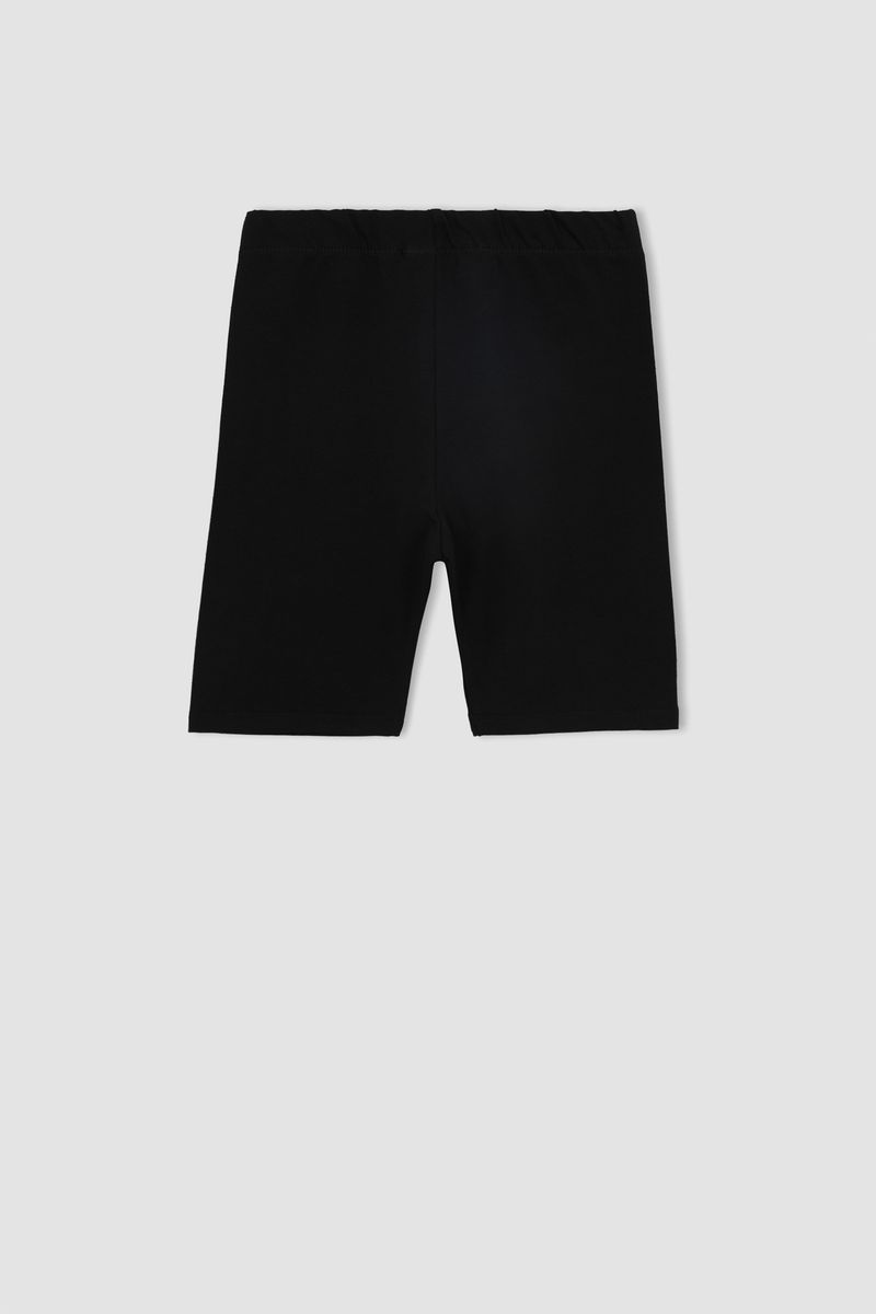 Girl Casual Knitted Leggings - Black