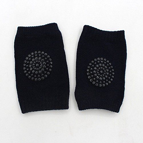 Baby Crawling Anti Slip Knee Pad Black