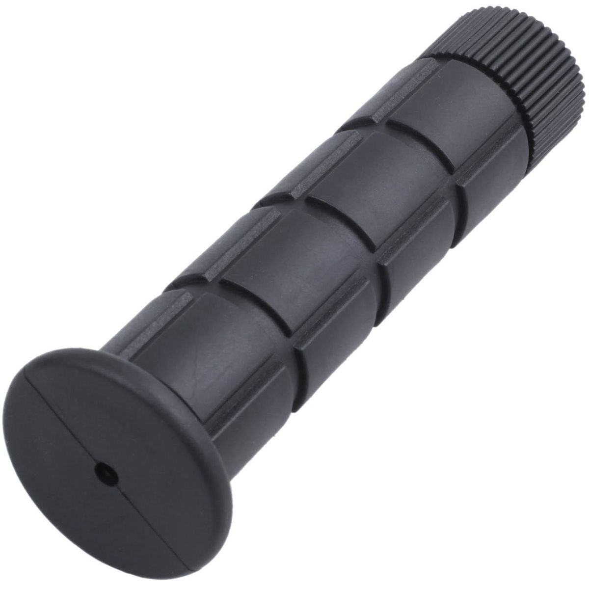 Bike handlebar grip Rubber MTB BMX Road Cycling Handlebars Lock-on Mushroom End Handles, Black