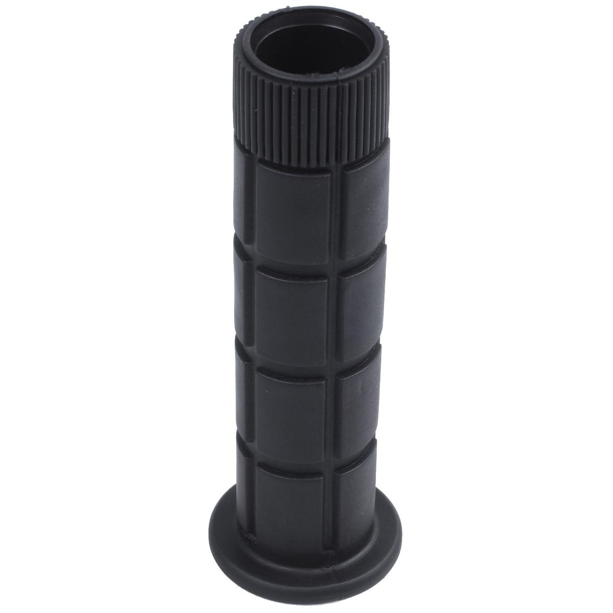 Bike handlebar grip Rubber MTB BMX Road Cycling Handlebars Lock-on Mushroom End Handles, Black