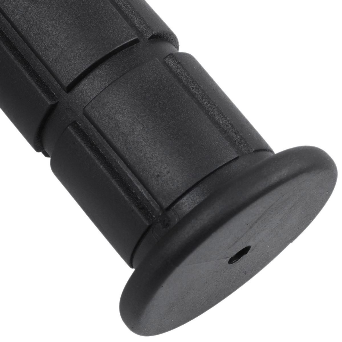 Bike handlebar grip Rubber MTB BMX Road Cycling Handlebars Lock-on Mushroom End Handles, Black